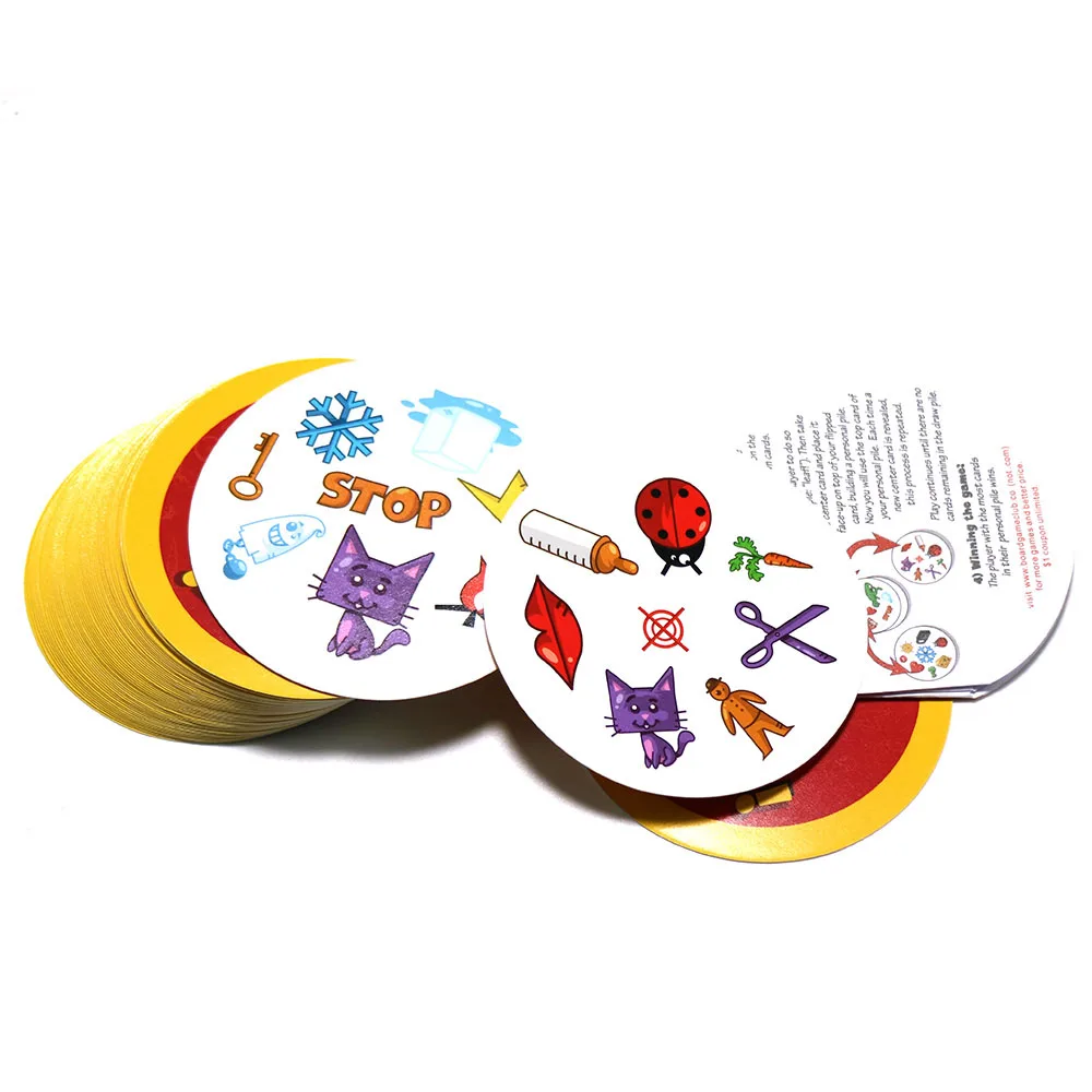 70 мм настольные игры мини-стиль для детей, как это, Классические образовательные карточные игры, английская версия, домашние Вечерние игры - Цвет: mini spot