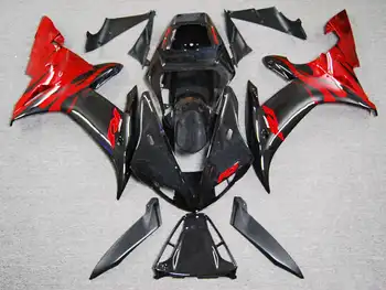 

Injection high quality red flame black for YAMAHA YZFR1 02-03 YZF R1 2002-2003 02 03 YZF-R1 2002 2003 motorcycle fairing kit