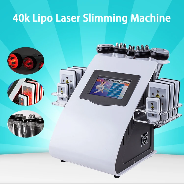

2019 New Design 6 In 1 Ultrasonic Cavitation Vacuum Slimming Machine for Spa CE/DHL Fast Shipping