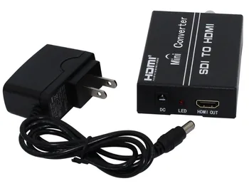 

2pcs/lot HDMI To HDMI Converter SDI To HDMI Converter Adapter Support SD/HD-SDI/3G-SDI Signals Showing on HDMI Display