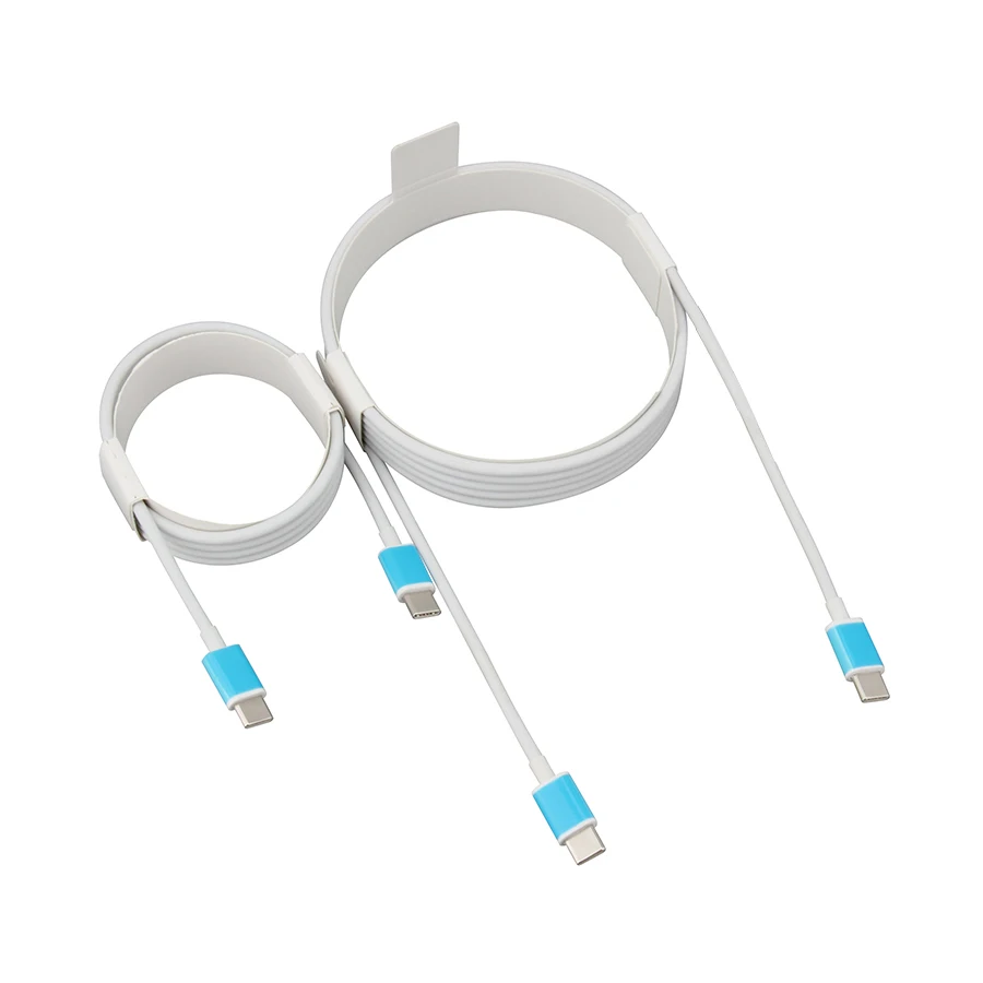 1 м 2 м белый usb type C к usb c кабель для samsung Galaxy S9 Plus Note 9 для Redmi Note 7 зарядный кабель 100 шт