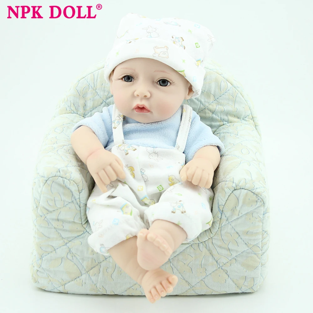 

NPKDOLL 28CM bebe reborn dolls with soft silicone girl body cheaper price newborn baby dolls toys for girls boys reborn doll