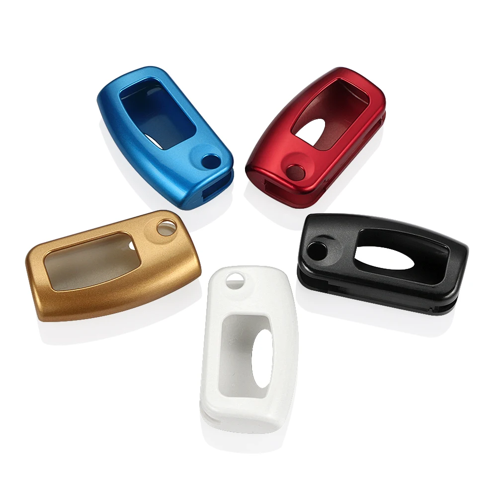 

For Ford Focus 2 MK2 New Fiesta Mk7 Ecosport ABS Paint Car Smart Key Protection Cover Case Auto Folded Key Shell Accessories