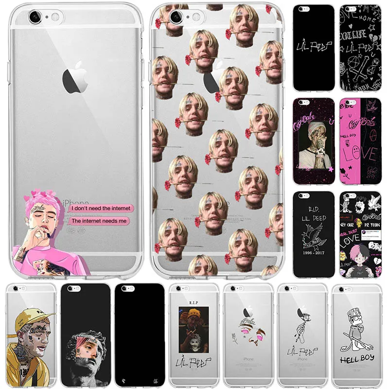 Lil Peep Hellboy Love силиконовый чехол-накладка для IPhone X XS MAX XR 8 7 6 6S Plus 5 5S SE XS MAX Phone Coque Capa Funda