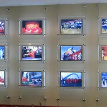 Ультра-тонкая Светодиодная панель для подвешивания с украшением в виде кристаллов diplay a3 Размер lightbox12pcs/лот