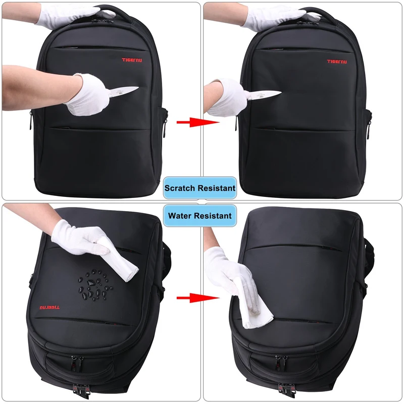 US $43.77 Tigernu Brand Splashproof Men Backpack Business Computer Backpack Female Casual Bag Women Backpack Mens Waterproof Laptop Bag