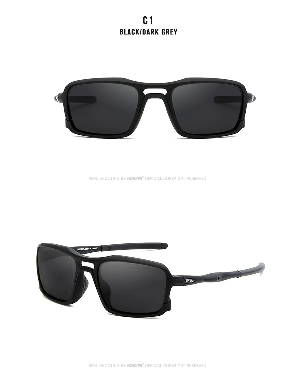 Солнцезащитные очки es мужские KDEAM бренд TR90 поляризованные солнцезащитные очки es Cool Pilot Солнцезащитные очки мужские s зеркальные очки для водителя мужские очки KD222