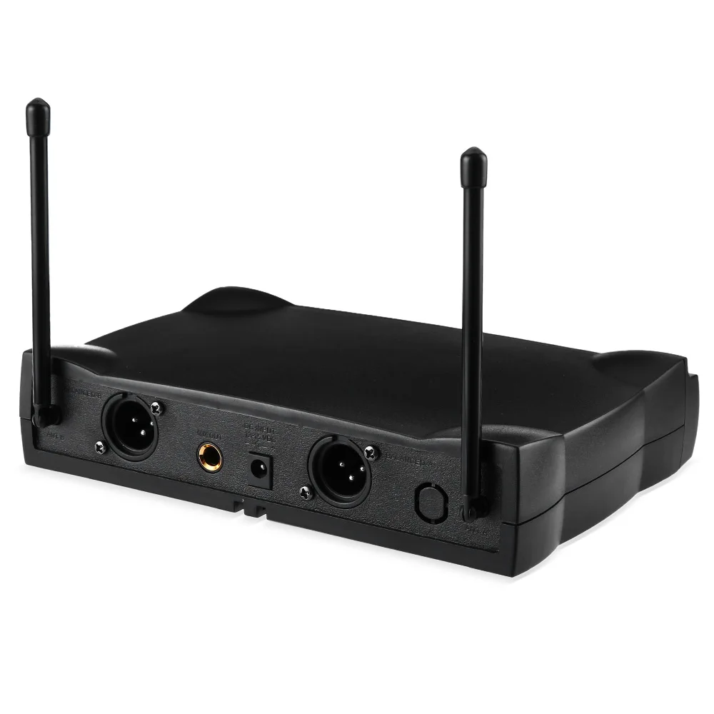 Профессиональный weisre PGX58 УКВ Беспроводной микрофон двойной ручной + 2 x Mic