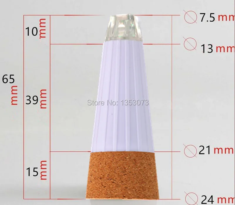 Magic Cork Shaped Rechargeable Wine Bottle USB Night light cork stopper cap lamp creative romantic cork lights festive atmosphere lights - size