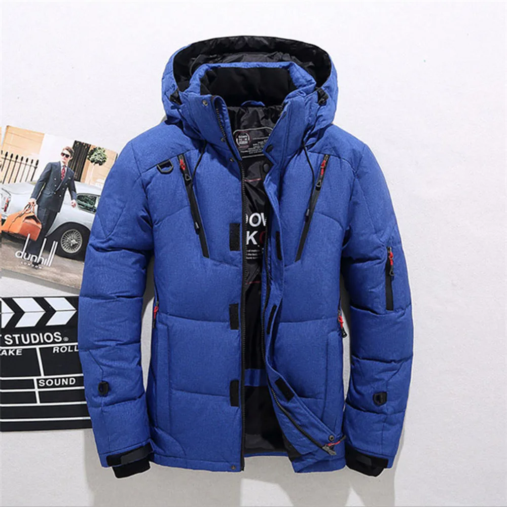 lower price  Jackets Men Winter Casual Outwear Windbreaker Jaqueta Masculino Slim Fit Hooded Fashion Overcoats H