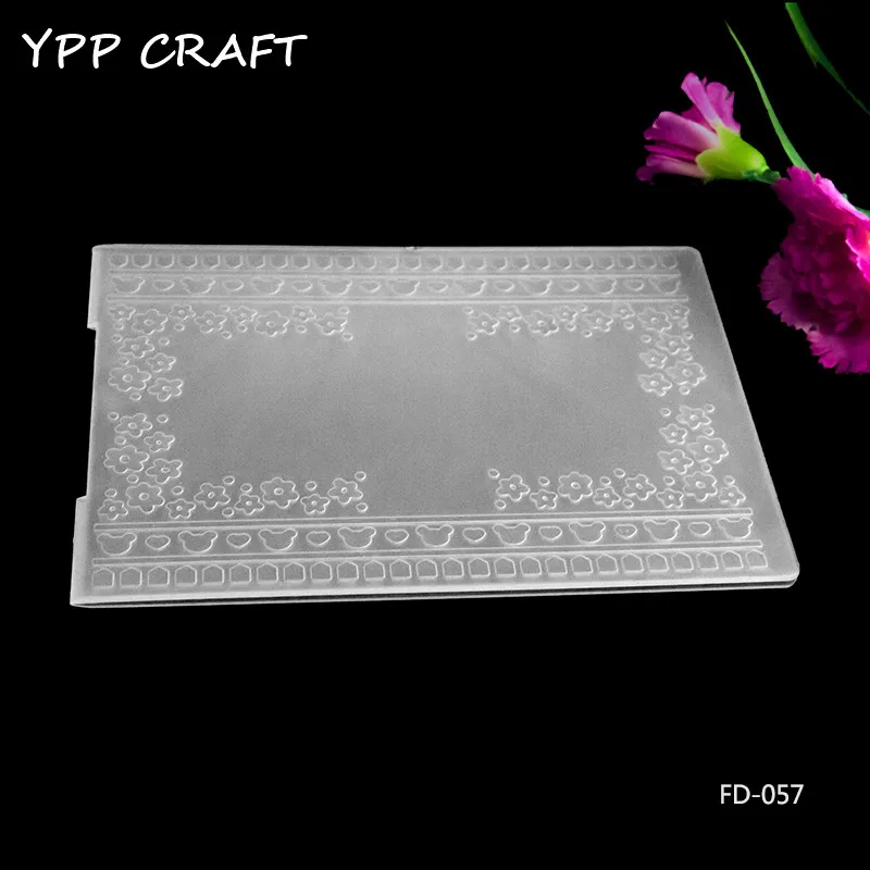Новинка цветочное пластиковое искусство YPP CRAFT для рукоделия скрапбукинга бумаги