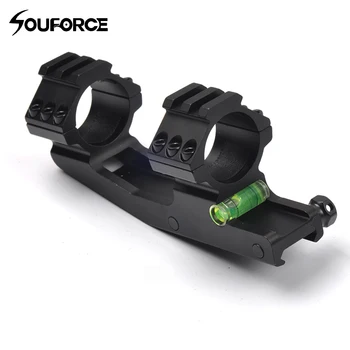 

Riflescope 30mm Scope Mount Ring Mount with Spirit Bubble Level Fit 20mm Picatinny Rail for Tactical Hunting