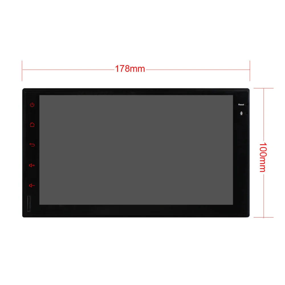 Cheap 2 DIN Universal Car Radio player New 4 Core Android 6.0 Car Multimedia Player 2G RAM 16GB ROM Support 4G LTE SIM Car GPS Wifi 4