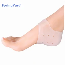 SpringYard Gel Socks Heel Protector Sleeve Foot Care Cushion Cracked Heel Moisturize Foot SPA Foot Beauty for Men Women