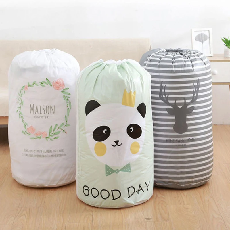 

Home Moisture-proof quilt bag receptacle bag Portable Clothes Storage Bag Organizer Folding Closet Organizer For Pillow 43*82cm