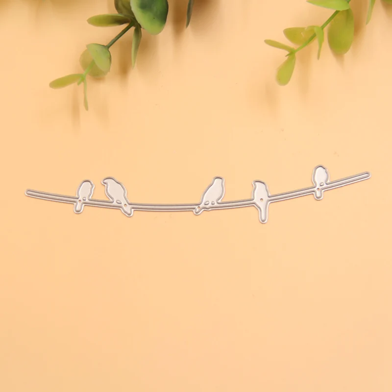 

Branch Bird die cuts metal die cutting die in scrapbooking embossing folder suit for cutting machine