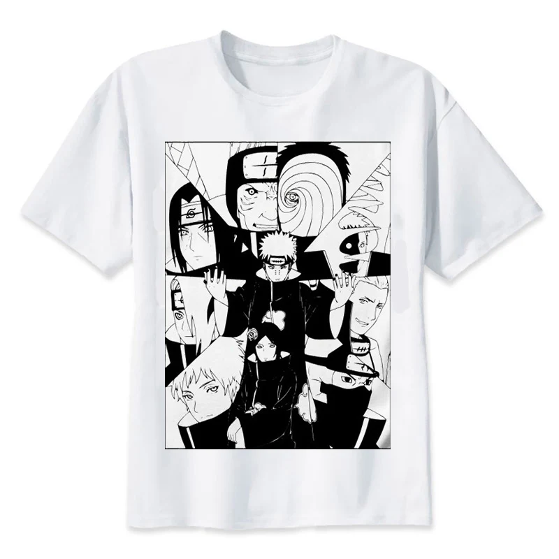 

2019 Naruto Boruto T Shirt Men kids Uchiha Itachi Uzumaki Sasuke Kakashi Gaara Japan Anime Fuuny Top Tee shirt Homme T-Shirt