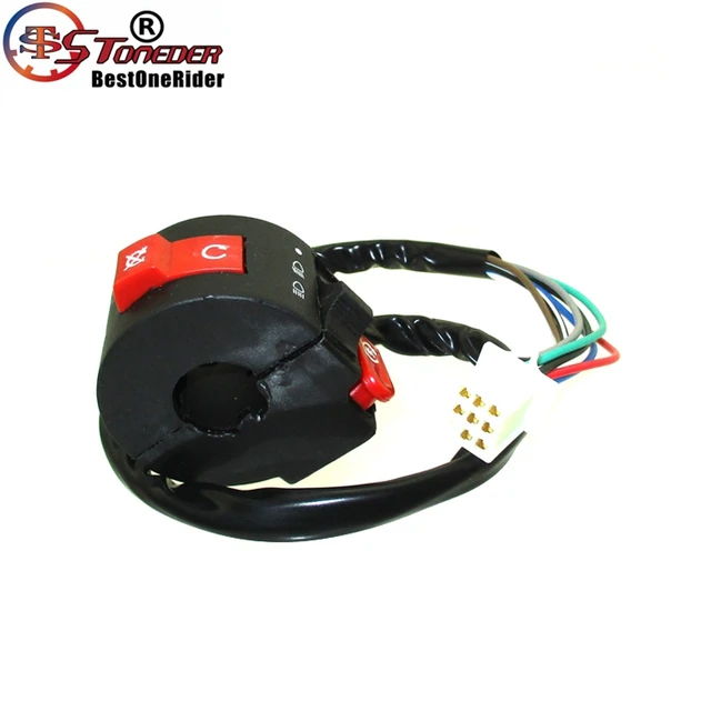 STONEDER 8 Wire Kill Light Start Switch Without Choke Lever For Chinese Kazuma Taotao Coolster 50cc 70cc 90cc 110cc ATV Quad