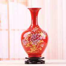Свадебные украшения китайский Китай красный цвет керамические вазы
