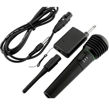 Microfone profissional de mão, com fio, karaokê, receptor dinâmico sem fio, para estúdio uhf, para ktv, canto, discurso, amplificadores