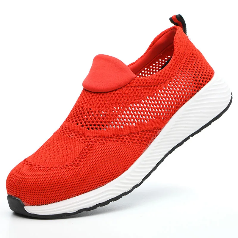

Shoes Men and Women Steel Toe Caps Safety Shoes Anti-smashing Breathable Deodorant Casual Site Wear Work Shoes