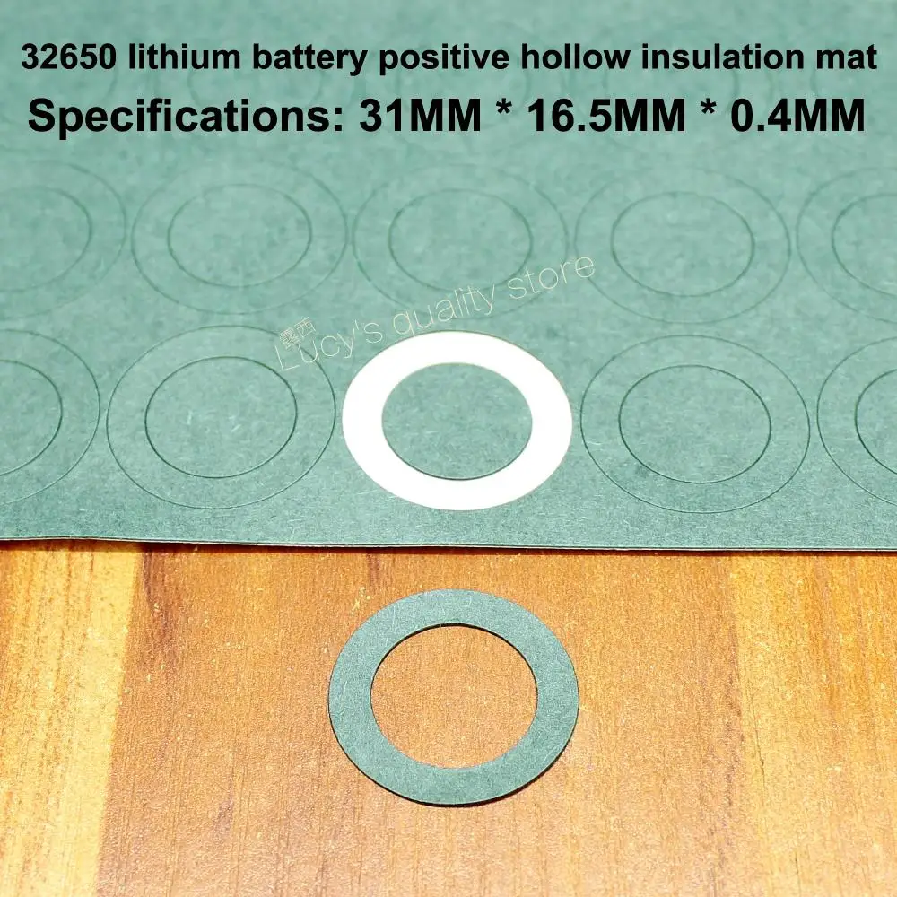 

100pcs/lot 32650 Lithium Battery Battered Paper Hollow Flat Insulation Gasket 32700 Mat Meson