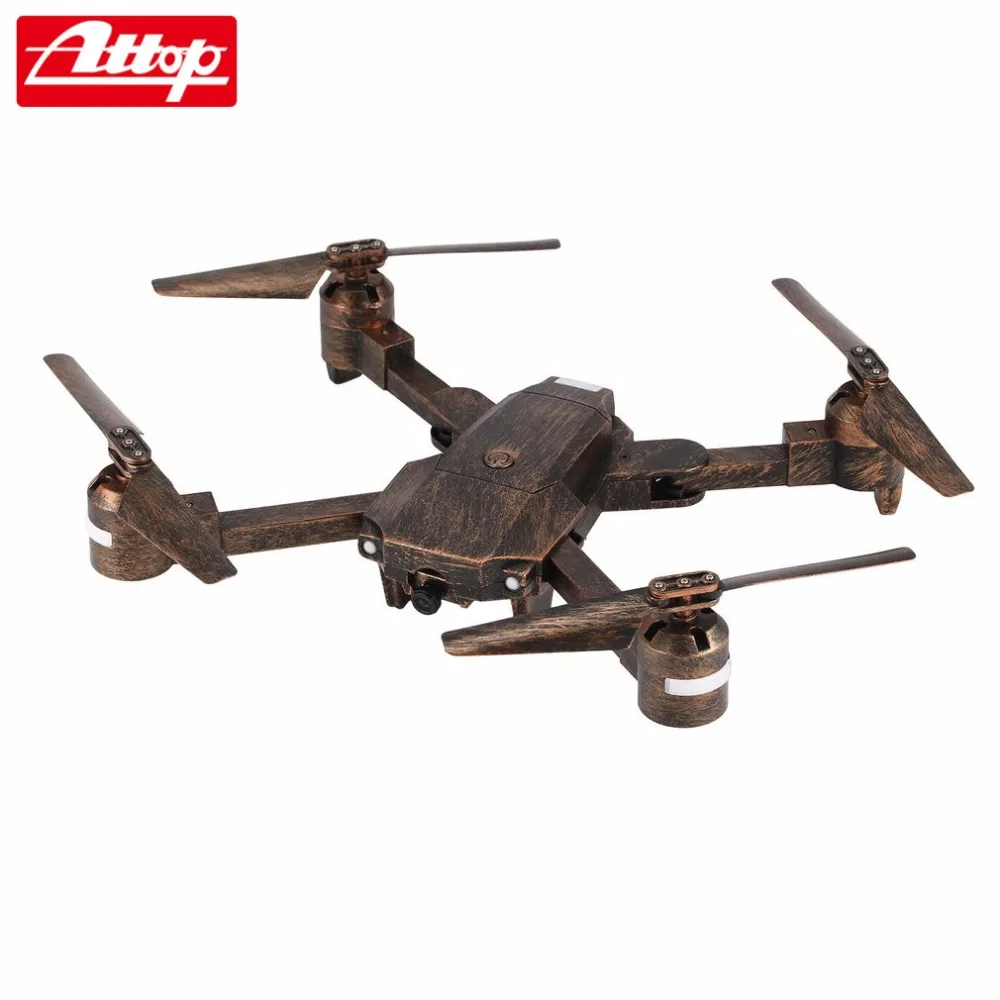 

Attop X-PACK3 720P HD Camera WiFi FPV Foldable Pocket Drone 360-Flip Altitude Hold Headless Mode G-sensor RC Quadcopter hz