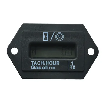 

Snap Digital Inductive Industrial Gasoline 2&4 stroke Tach Tachometer Hour Meter FOR marine ATV Boat tractor generator HM008L