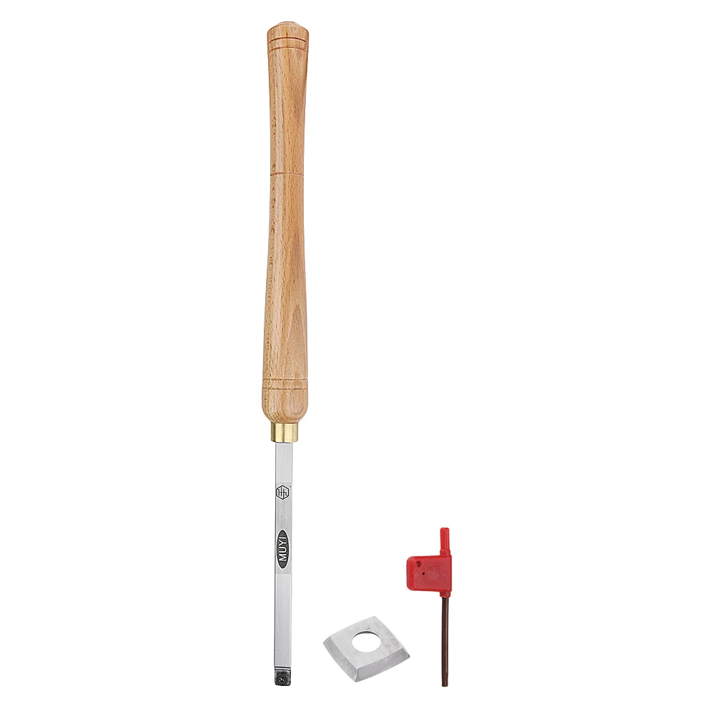 5 Tpye токарный станок, деревянный твердосплавный инструмент для обработки деталей вращения, вставные режущие инструменты, квадратный хвостовик с деревянной ручкой, деревообрабатывающий инструмент