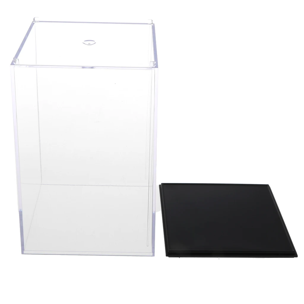 10x10x14cm Acrylic Model Clear Display Case Anti-Dust Protection Display Box for Figures