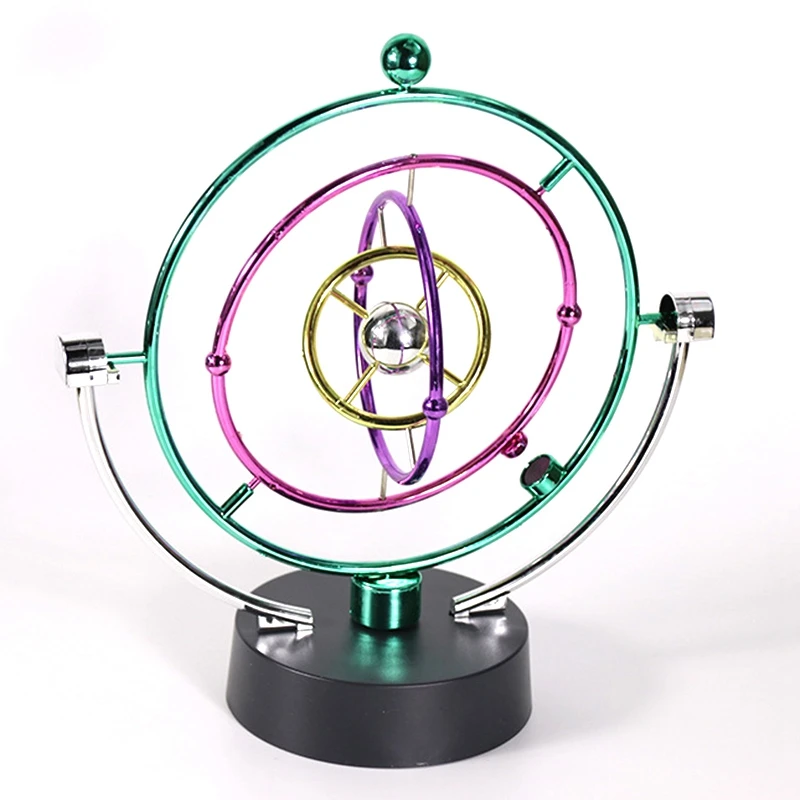1 шт., модель солнечной системы, настольные игрушки, Ньютонов, колыбель, вечное движение, сферический маятник, вращающаяся настольная орбитальная игрушка