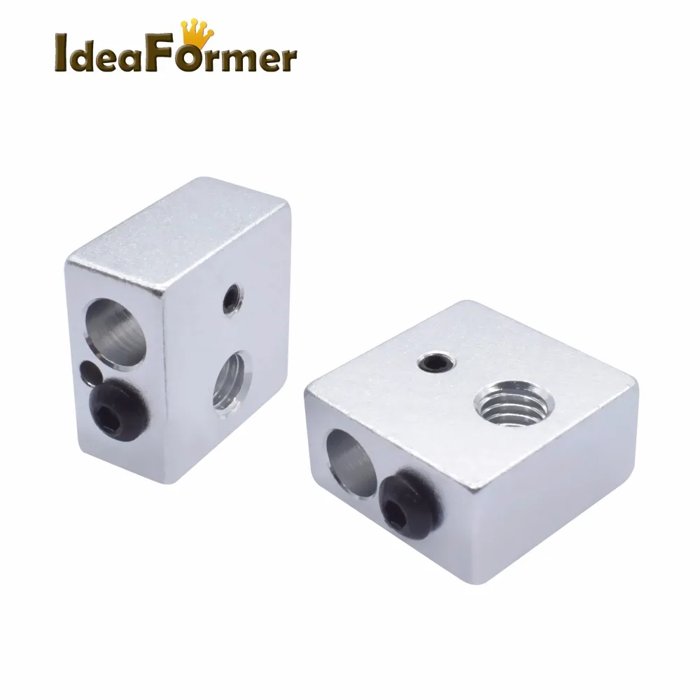 

2pcs 3D Printer MK7 MK8 Makerbot Aluminum block heat block for Makerbot Extruder