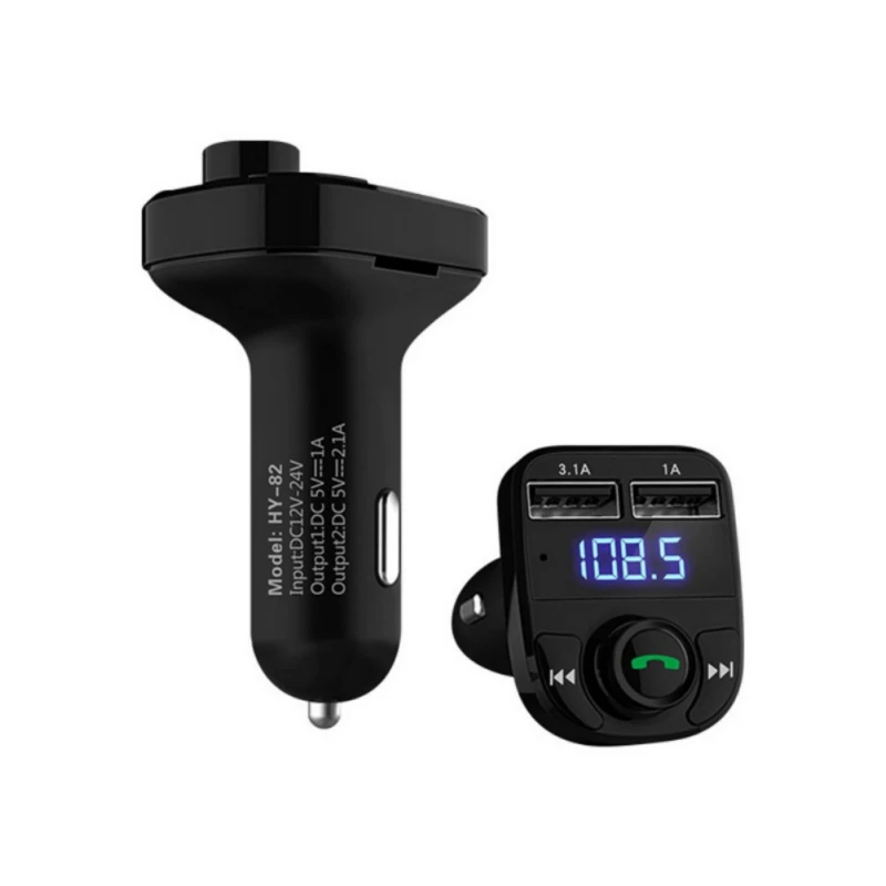 FM Transmitter Aux Modulator Bluetooth Car Kit Audio MP3 Player with 3.1A Dual USB Car Charger New