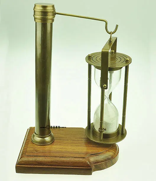 Imported copper handicrafts wooden ornaments hanging hourglass soft home decoration accessories package Hot | Дом и сад