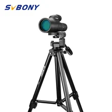 SVBONY 10-30x50 Zoom Монокуляр BaK4 призма полный многослойный водонепроницаемый высокой мощности мини телескоп w/5" алюминиевый штатив F9338