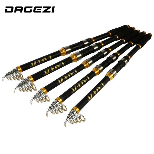 Best Offers DAGEZI EVA Handle Telescopic Fishing Rod Fishing Tackle Carbon Portable Super hard Sea Rod 2.1M/2.4M/2.7M/3.0M/3.6M Best Offers DAGEZI EVA Handle Telescopic Fishing Rod Fishing Tackle Carbon Portable Super hard Sea Rod 2.1M/2.4M/2.7M/3.0M/3.6M