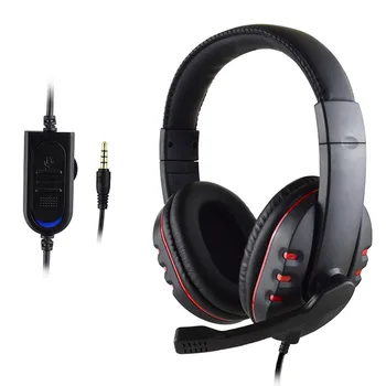 

New Gaming Headset Voice Control Wired HI-FI Sound Quality Headset Headband Headphone 3.5mm Surround Stereo with Mic#30