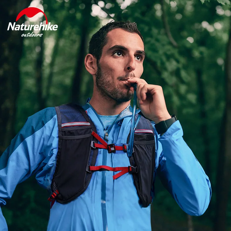 NatureHike correr al aire libre de Trail Running hombres mochila de las mujeres de los deportes bolsa impermeable en acampar senderismo ciclismo mochila 15L