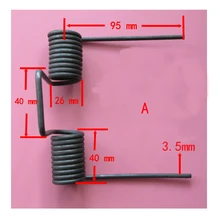 Двойной твист пружина, флип пружина, один твист пружина, большой твист пружина, диаметр проволоки мм 3,5 мм пятно можно настроить
