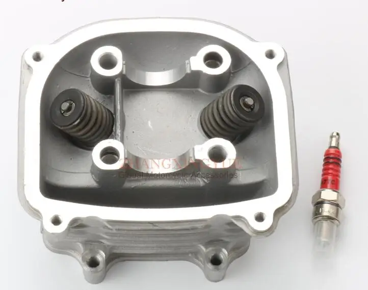 Scooter 58.5mm NON Egr Cylinder Head Big Bore Kit A9 camshaft 42mm air filter for GY6 125cc 150cc upgrade 155cc 152QMI 157QMJ 4T - Цвет: 61mm cylinder head k