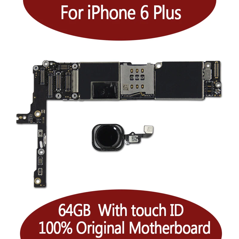Материнская плата для iphone 6plus 6p материнская с touch ID черный/белый/золотой 100%