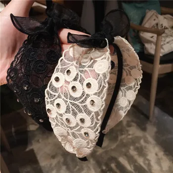 

Full drill Lace Rhinestone Hair Hoop Headband Hairband for Women Girls Shining Hair Band Hair Accessories 2018 New