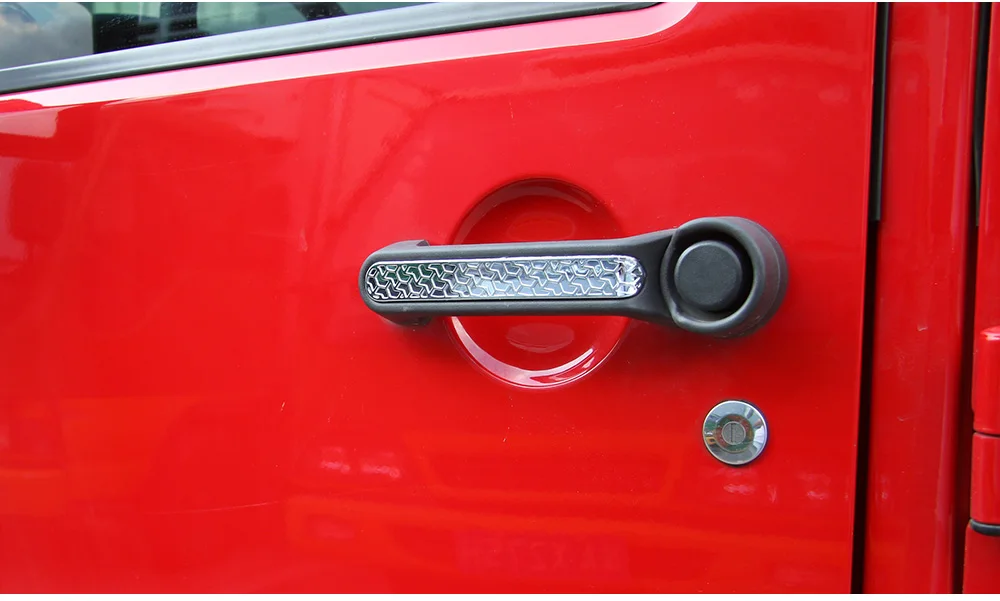 MOPAI ABS автомобиля внешние аксессуары дверные ручки украшения накладка наклейки для Jeep Wrangler 2007 до стайлинга автомобилей