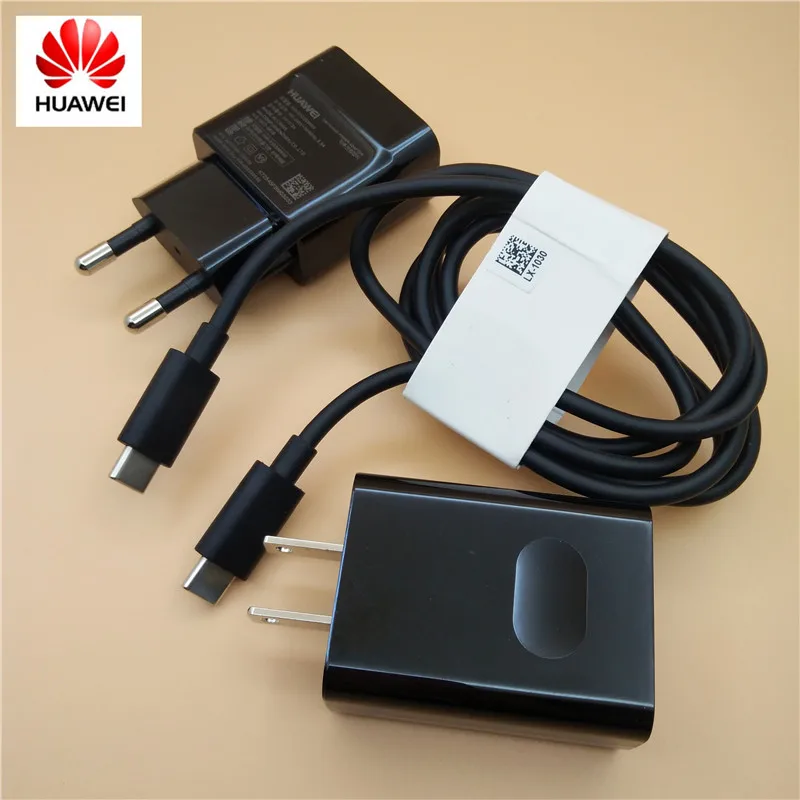 Original for HUAWEI QUICK Charger 5V 3A adapter and double USB type C