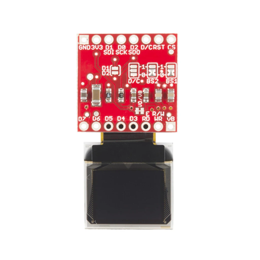 0.66 Inch 64x48 Mini Blue-on-Black OLED Display Module Breakout Board