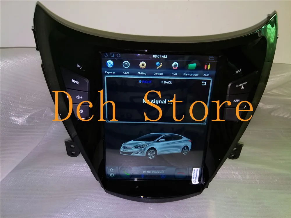 10,4 ''Тесла стиль Android 8,1 автомобильный DVD gps плеер для hyundai elantra Avante 2011 2012 2013 PX6 CARPLAY Радио Навигация