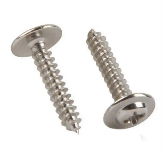 100 Pcs M1.4 Phillips Countersunk Head Screw With Washer Self Tapping