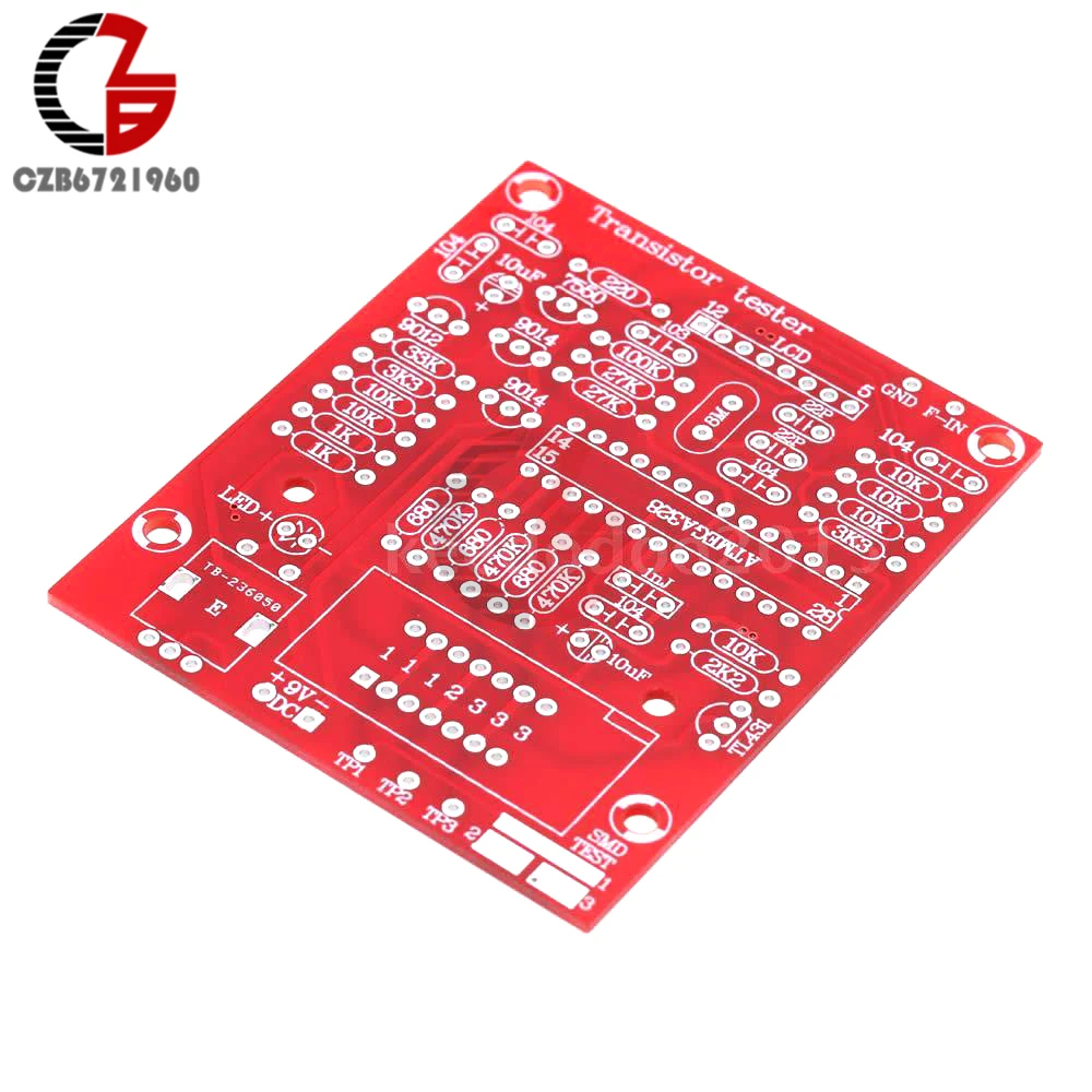 DIY наборы ЖК M328 Транзистор тестер LCR Диод Триод Емкость ESR измеритель напряжения ШИМ квадратная волна генератор сигналов частоты