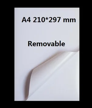 

A4 Size Printable/Removable White Glossy Self Adhesive Sticker Paper Sheet Label For Laser Printer 2/10/30/50 You Pick