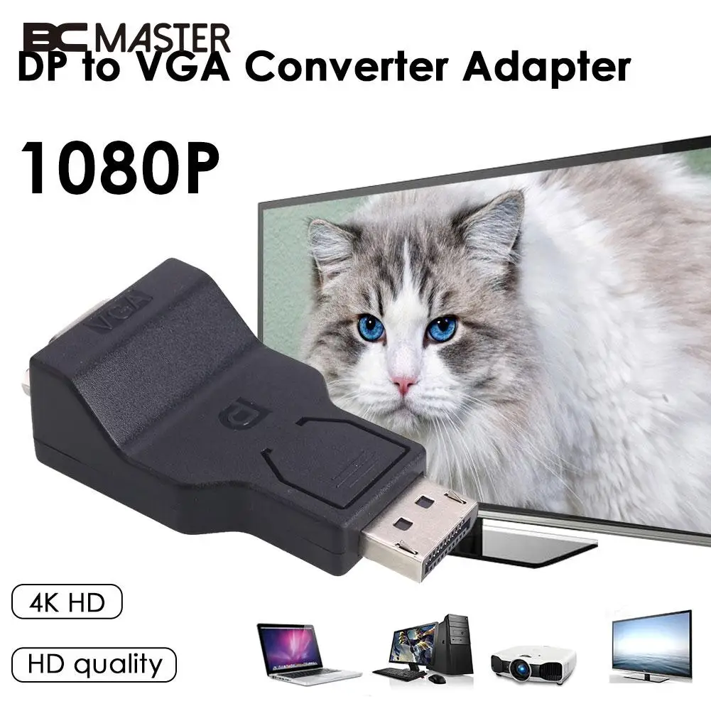 Buy Premium DP To VGA Cable Adapter DisplayPort To VGA
